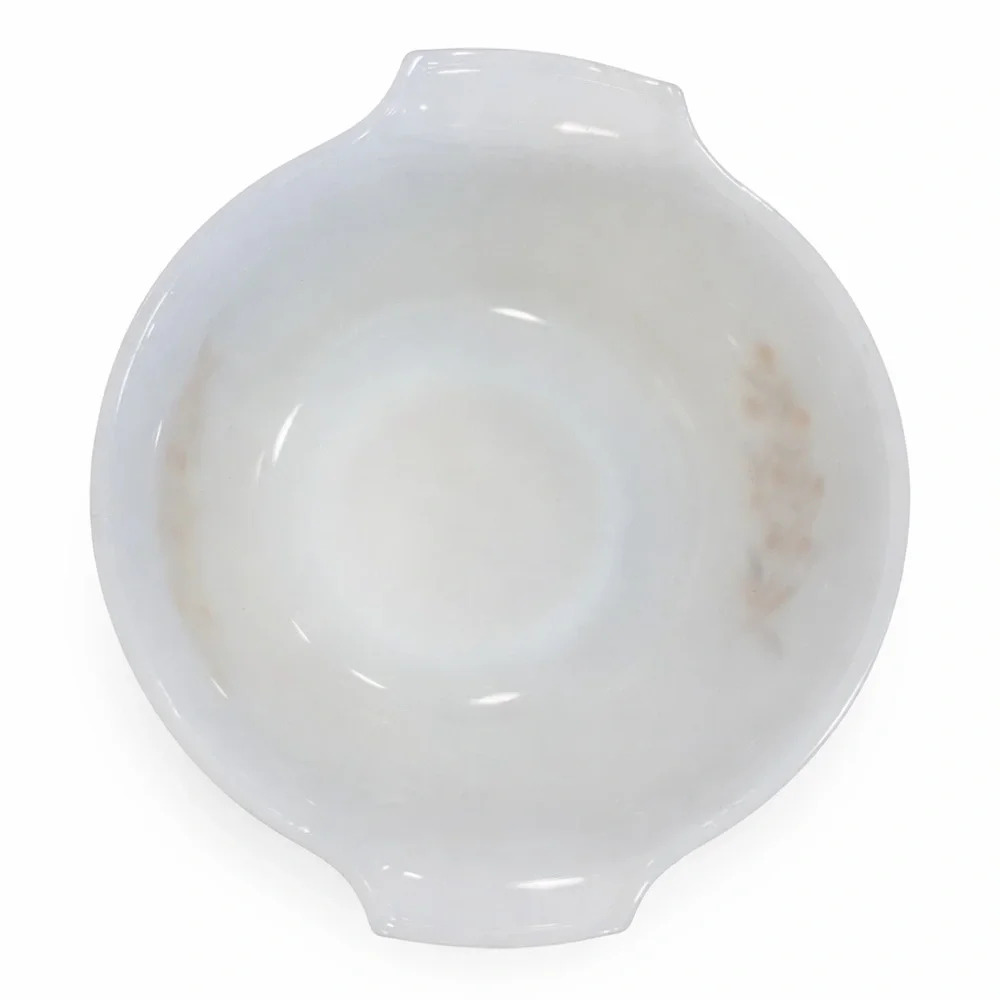 Vintage Glasbake J-2356 Cinderella Mixing Bowl 9